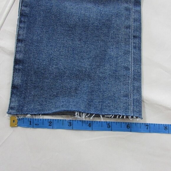 J. Crew Women's Size 25 Essential Straight Raw Hem Jeans - Picture 9 of 9